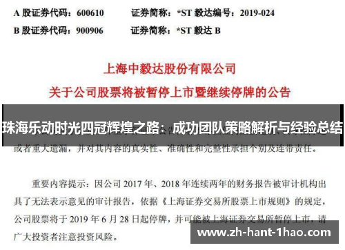 珠海乐动时光四冠辉煌之路:成功团队策略解析与经验总结 珠海乐动时光四冠辉煌之路:成功团队策略解析与经验总结